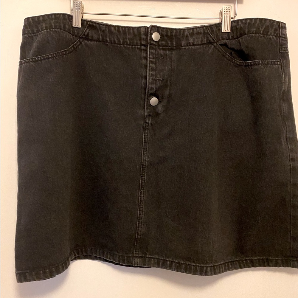 Black denim Forever 21 Mini Skirt